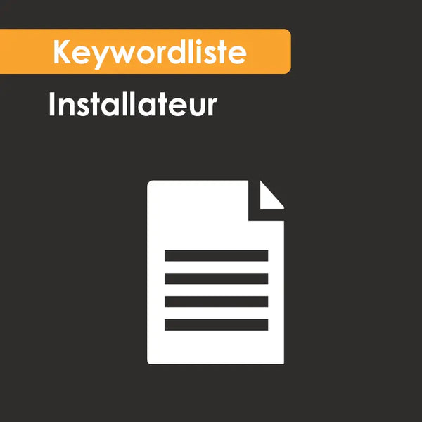 Keywordset Installateur
